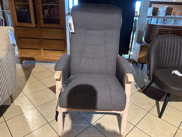 Fauteuil elektrisch verstelbaar knudsen, grijs - afbeelding 9 van  10