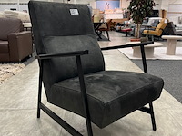Fauteuil ellen, microvezel, antraciet - afbeelding 3 van  5