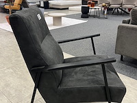 Fauteuil ellen, microvezel, antraciet - afbeelding 4 van  5