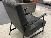 Fauteuil ellen, microvezel, antraciet - afbeelding 5 van  5
