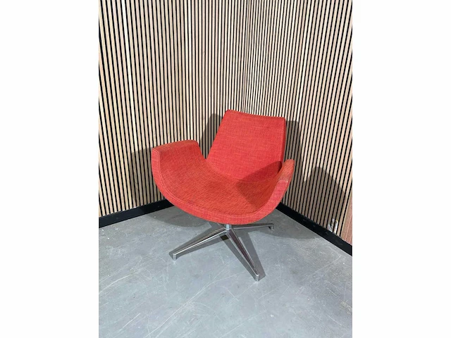 Fauteuil enjoy rood (3x) - afbeelding 1 van  4