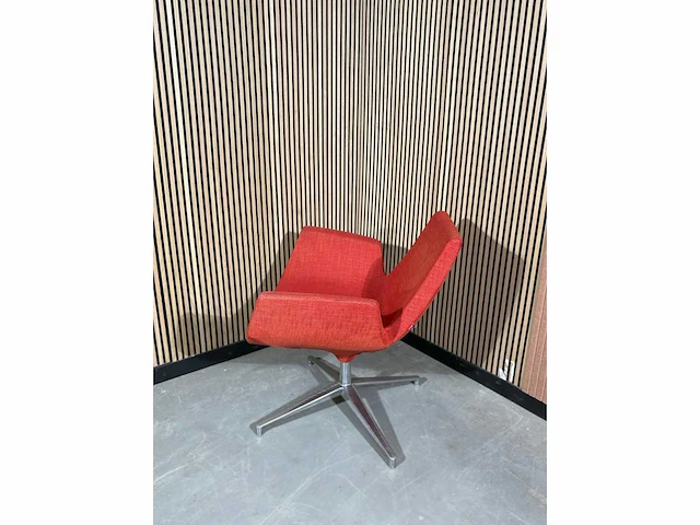 Fauteuil enjoy rood (3x) - afbeelding 3 van  4