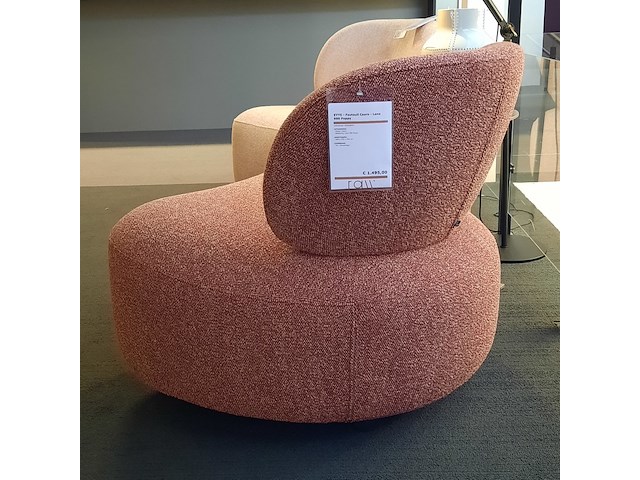 Fauteuil, eyye, caaro, kleur lana 980 poppy - afbeelding 5 van  7