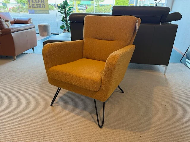 Fauteuil geel/groen - afbeelding 1 van  6