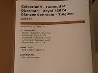 Fauteuil gelderland, mr oberman, bruin - afbeelding 2 van  9