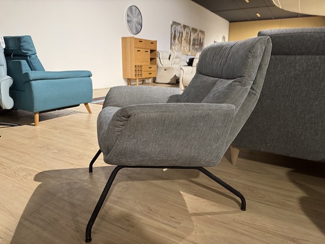 Fauteuil, grijs - afbeelding 3 van  4