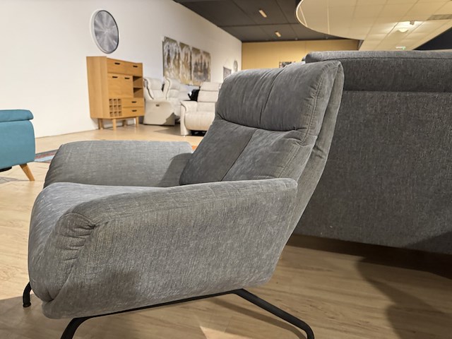 Fauteuil, grijs - afbeelding 4 van  4