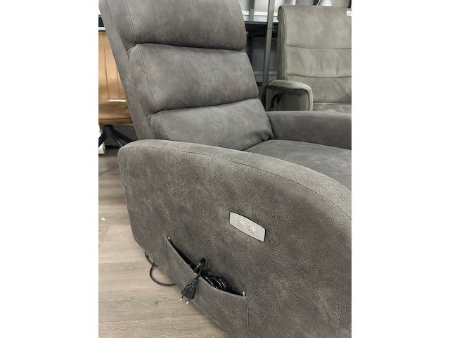 Fauteuil haaren elektrisch, antraciet - afbeelding 2 van  4