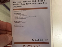 Fauteuil harvink, tipi, zwartrood - afbeelding 2 van  5