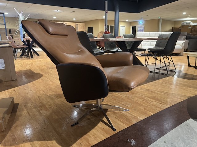 Fauteuil, hjort knudsen, bruin/zwart - afbeelding 1 van  4