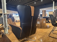 Fauteuil, hjort knudsen, bruin/zwart - afbeelding 3 van  4