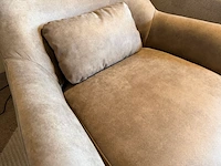 Fauteuil + hocker grijs - afbeelding 5 van  6