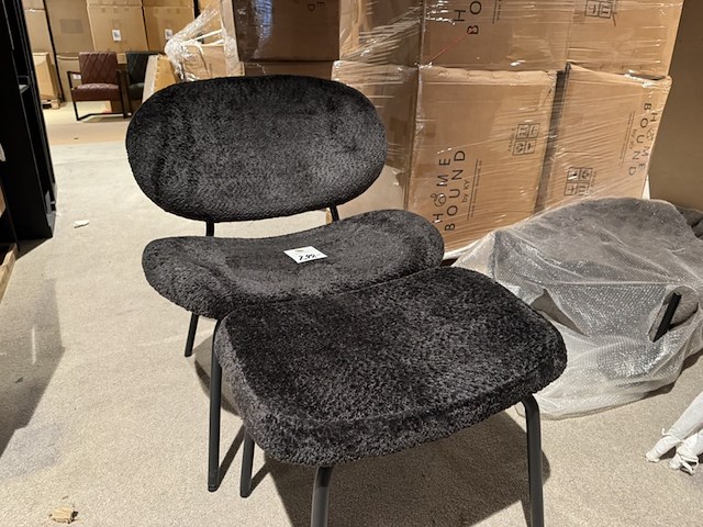 Fauteuil + hocker, home bound by ky, pip, zwart - afbeelding 5 van  5
