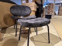 Fauteuil + hocker home bound by ky, pip, zwart - afbeelding 3 van  3