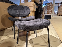 Fauteuil + hocker home bound by ky, pip, zwart - afbeelding 3 van  3