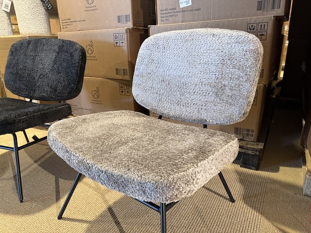 Fauteuil home bound by ky, kiki, taupe - afbeelding 2 van  3