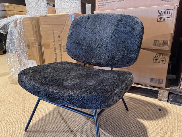 Fauteuil home bound by ky, kiki, zwart - afbeelding 2 van  3