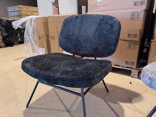 Fauteuil home bound by ky, kiki, zwart - afbeelding 2 van  3