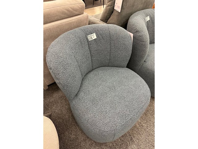 Fauteuil ingmar, geweven, blauw - afbeelding 1 van  1