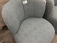 Fauteuil ingmar, geweven, blauw - afbeelding 1 van  1