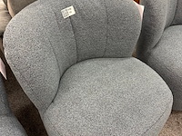 Fauteuil ingmar, geweven, blauw - afbeelding 1 van  1