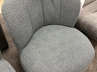 Fauteuil ingmar, geweven, blauw - afbeelding 1 van  1