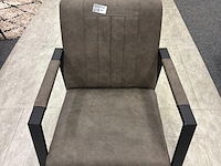 Fauteuil jaimy, microvezel, taupe - afbeelding 1 van  5