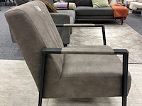 Fauteuil jaimy, microvezel, taupe - afbeelding 3 van  5