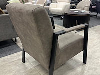 Fauteuil jaimy, microvezel, taupe - afbeelding 4 van  5