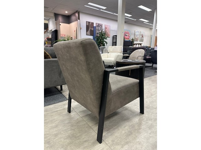 Fauteuil jaimy, microvezel, taupe - afbeelding 5 van  5