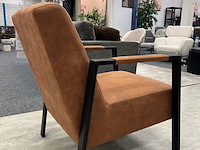 Fauteuil jessica, microvezel, cognac - afbeelding 4 van  4