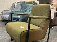 Fauteuil jos, geweven groen - afbeelding 1 van  6