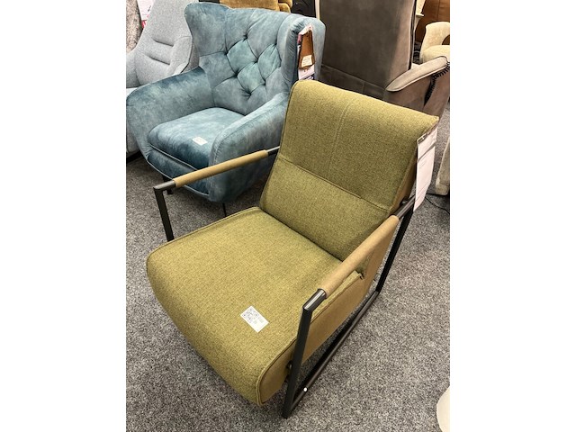 Fauteuil jos, geweven groen - afbeelding 4 van  6