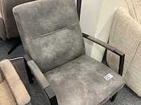 Fauteuil jurjen, microvezel antraciet - afbeelding 2 van  2