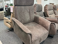 Fauteuil justin met sta op, microvezel antraciet - afbeelding 2 van  2