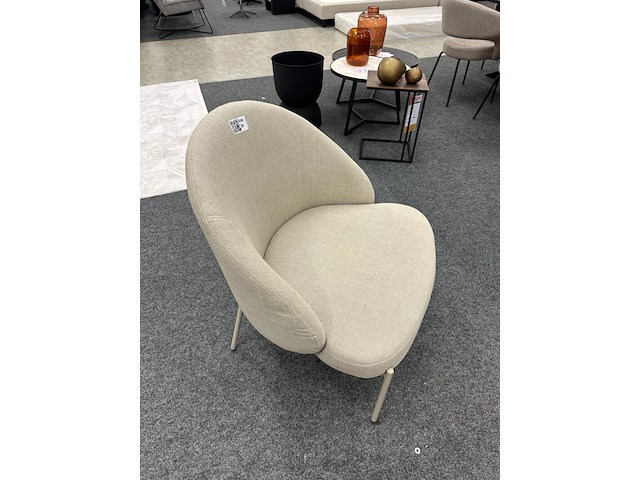 Fauteuil karin, geweven, beige - afbeelding 5 van  8