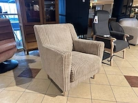 Fauteuil knudsen, grijs/wit - afbeelding 3 van  6