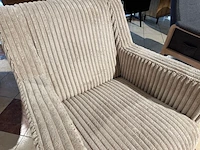 Fauteuil knudsen, grijs/wit - afbeelding 4 van  6