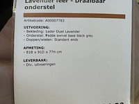 Fauteuil label, fedde, draaibaar - afbeelding 2 van  5