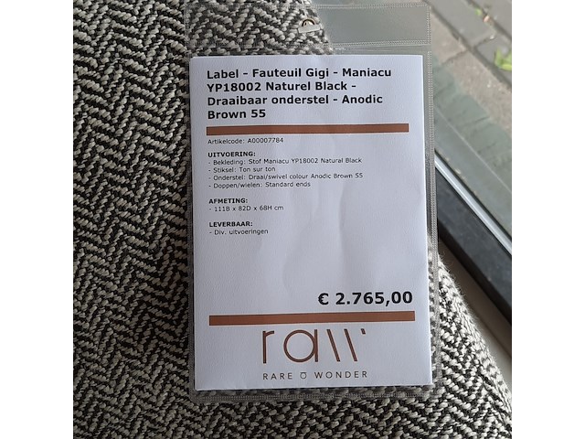 Fauteuil label, gigi, met kussen - afbeelding 2 van  8