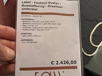 Fauteuil label, gustav, draaibaar - afbeelding 2 van  7