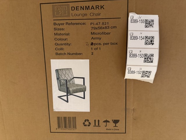 Fauteuil, label51, denmark, army - afbeelding 6 van  6