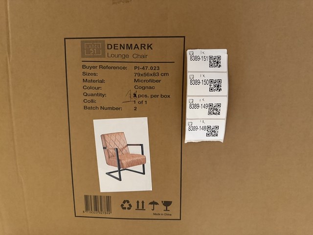 Fauteuil, label51, denmark, cognac - afbeelding 6 van  6