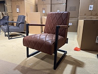 Fauteuil, label51, denmark, cognac - afbeelding 1 van  6