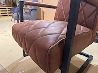 Fauteuil, label51, denmark, cognac - afbeelding 5 van  6