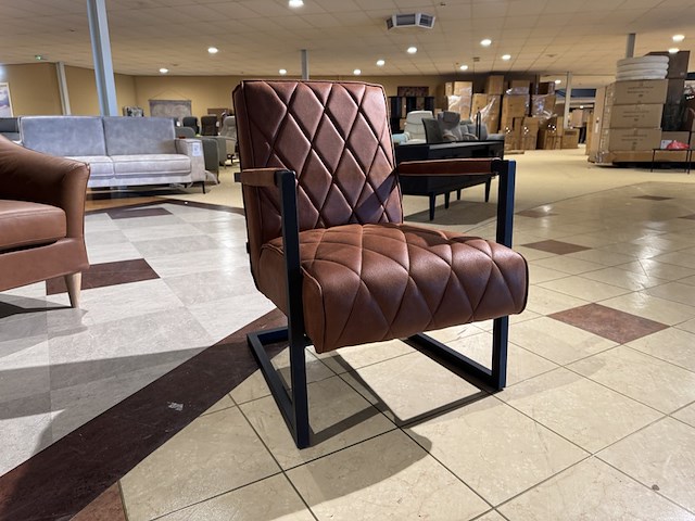 Fauteuil label51, denmark, cognac - afbeelding 1 van  1