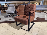 Fauteuil label51, denmark, cognac - afbeelding 1 van  1