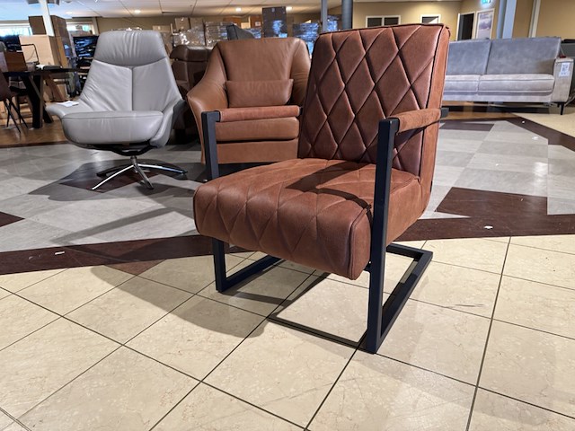 Fauteuil label51, denmark, cognac - afbeelding 1 van  1