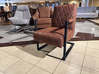 Fauteuil label51, denmark, cognac - afbeelding 1 van  1