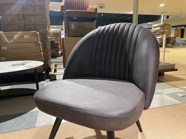 Fauteuil label51, enzo, antraciet - afbeelding 1 van  3